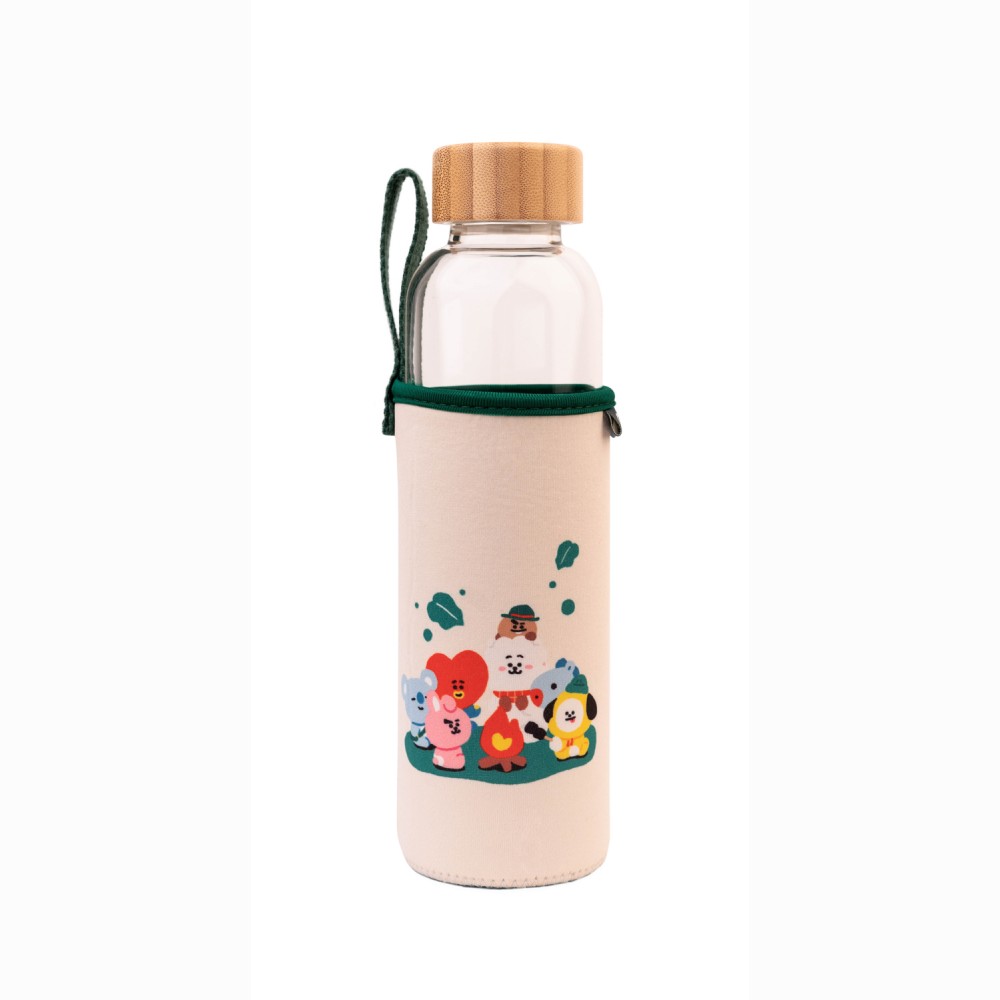 BT21 stiklinė gertuvė