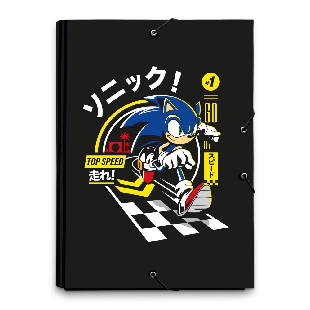 Sonic Premium kartoninis aplankas su gumele