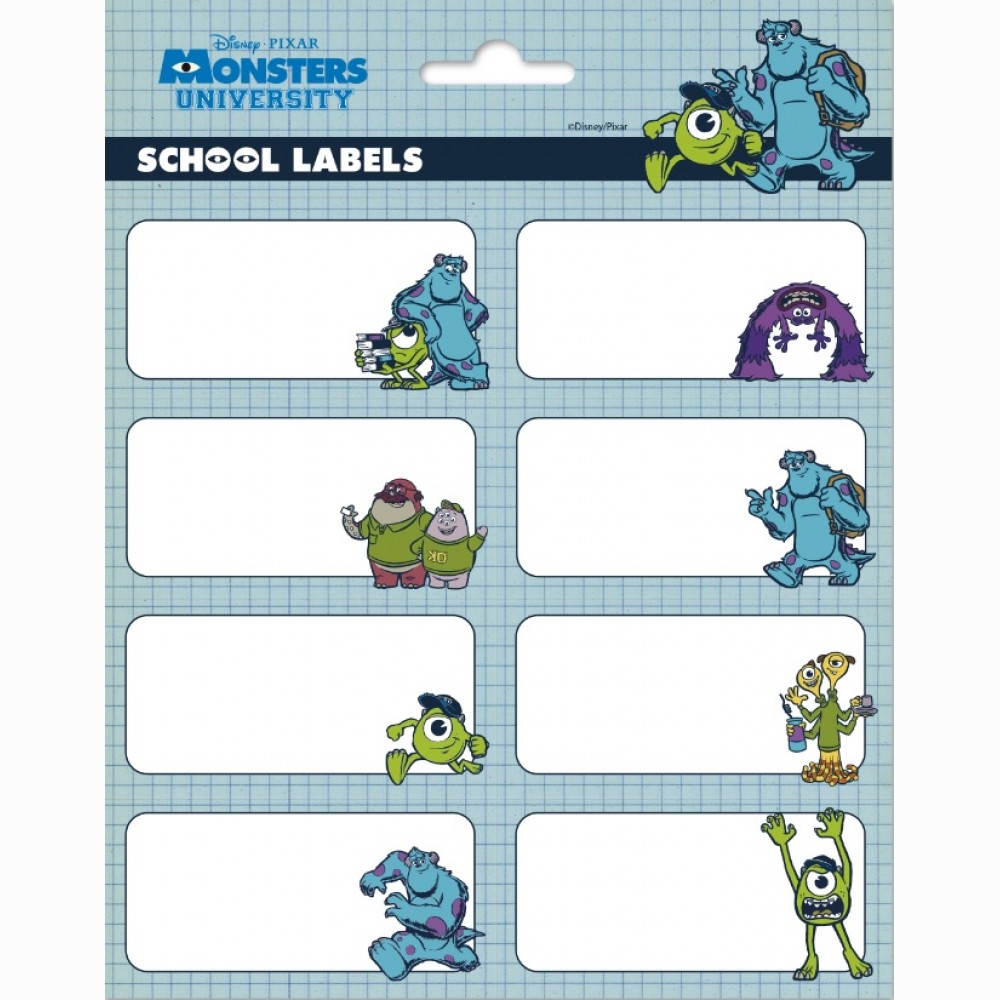 Pixar Monsters, Inc. Lipdukai sąsiuviniams