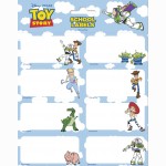 Pixar Toy Story lipdukai sąsiuviniams