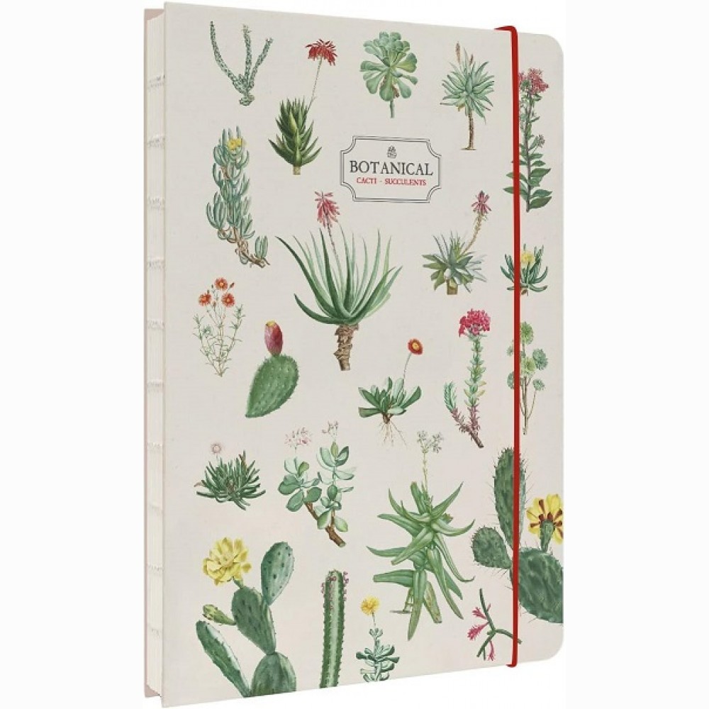 Kokonote Botanical Cacti And Succulents A5 užrašų knygutė