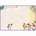 Kokonote Wild Flowers A4 Savaitės planuoklis