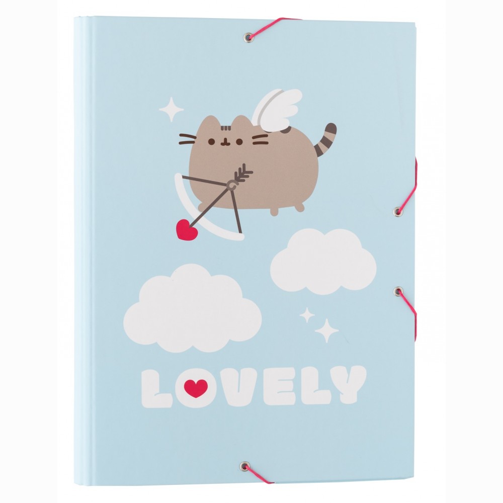 Pusheen Purfect Love Collection kartoninis aplankas su gumele