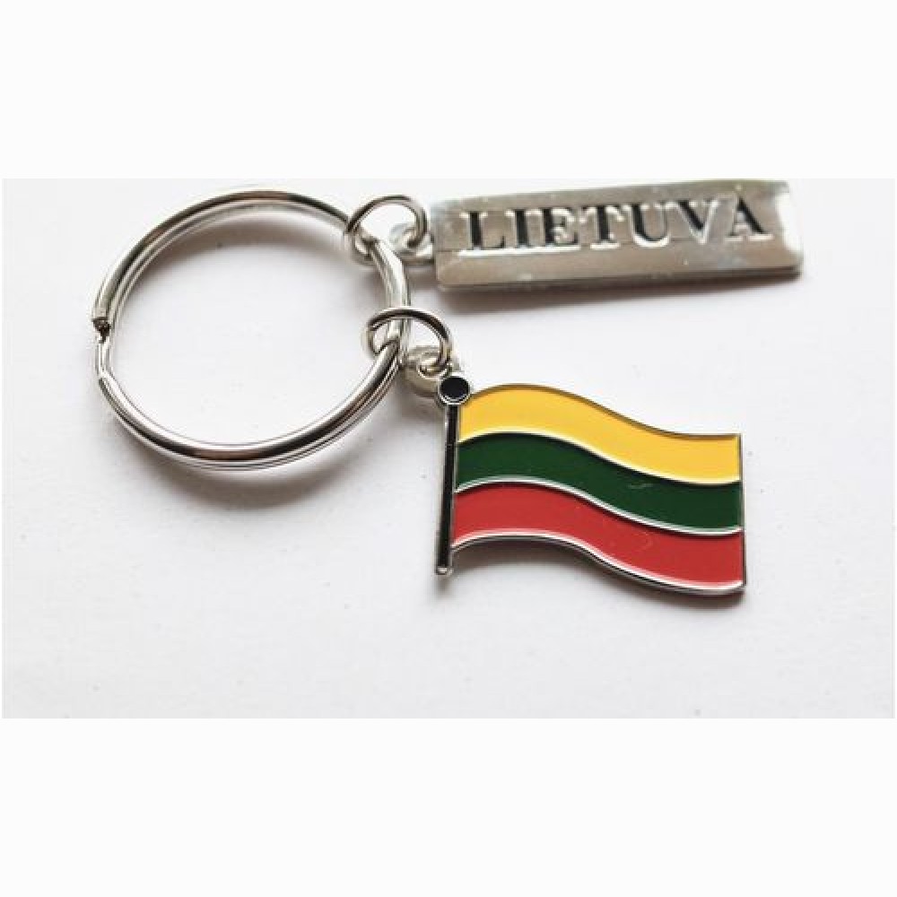 Raktų pakabukas LT vėliava 