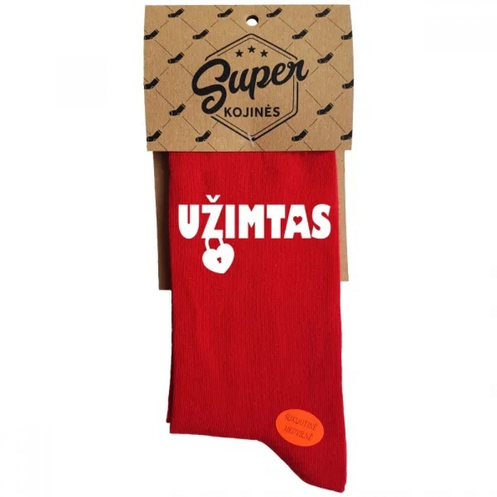 Kojinės Užimtas (pakabinama pakuotė)
