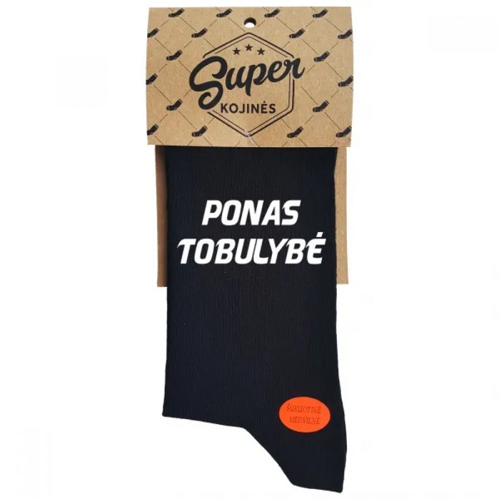 Kojinės Ponas tobulybė (pakabinama pakuotė)
