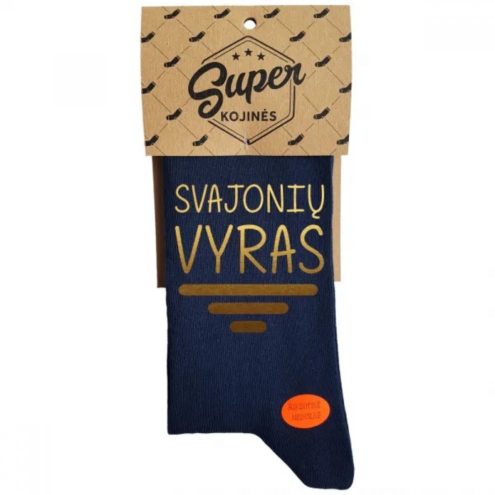 Kojinės Svajonių vyras (pakabinama pakuotė)