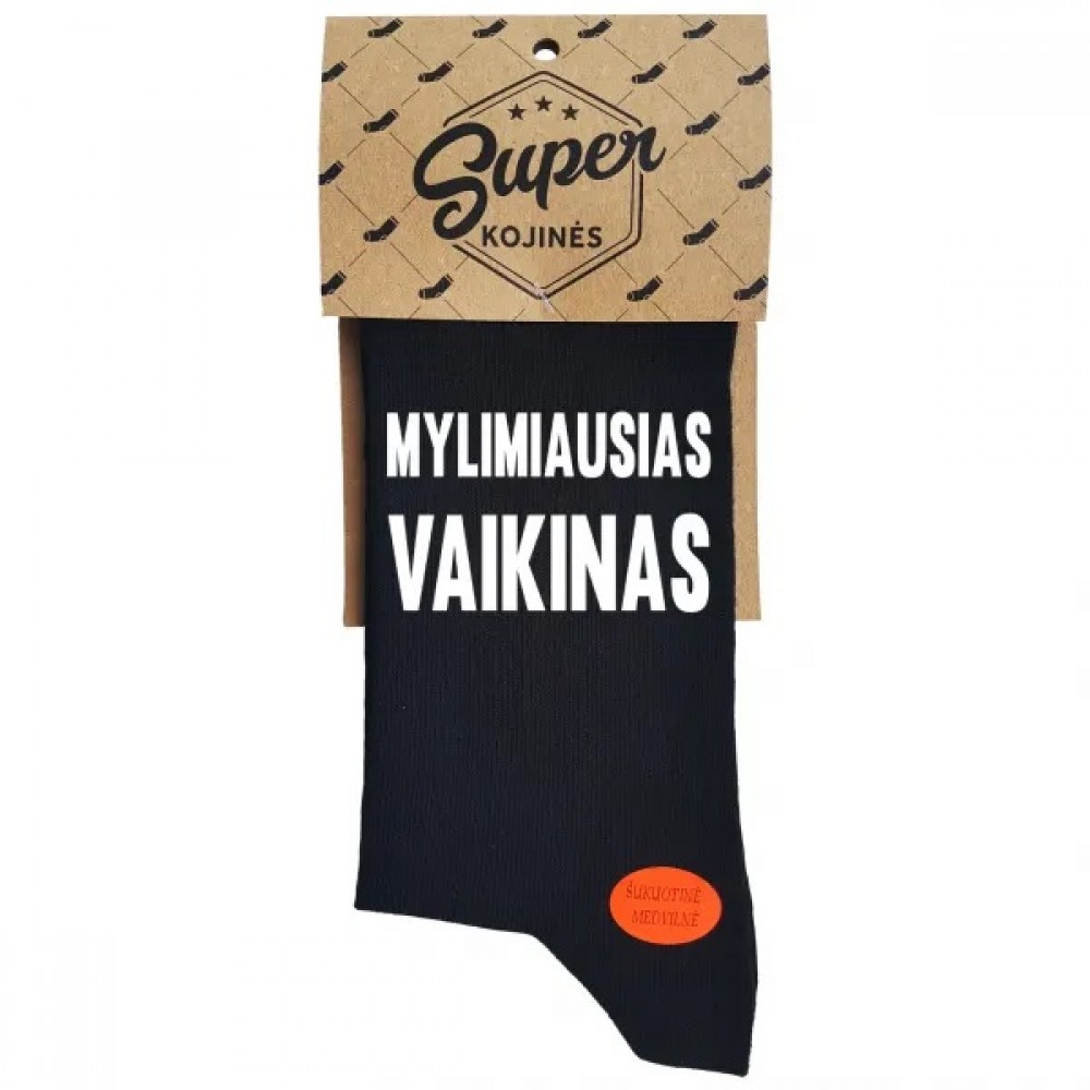 Kojinės Mylimiausias vaikinas (pakabinama pakuotė)