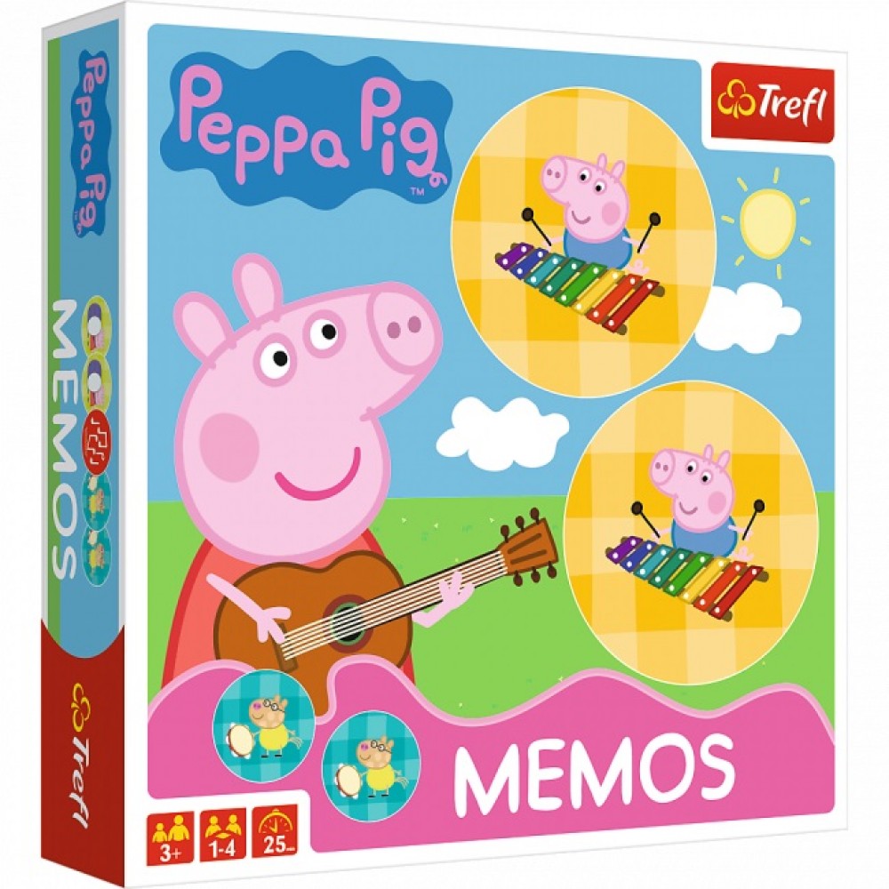 TR Atmintį lavinantis žaidimas „Kiaulytė Pepa“
