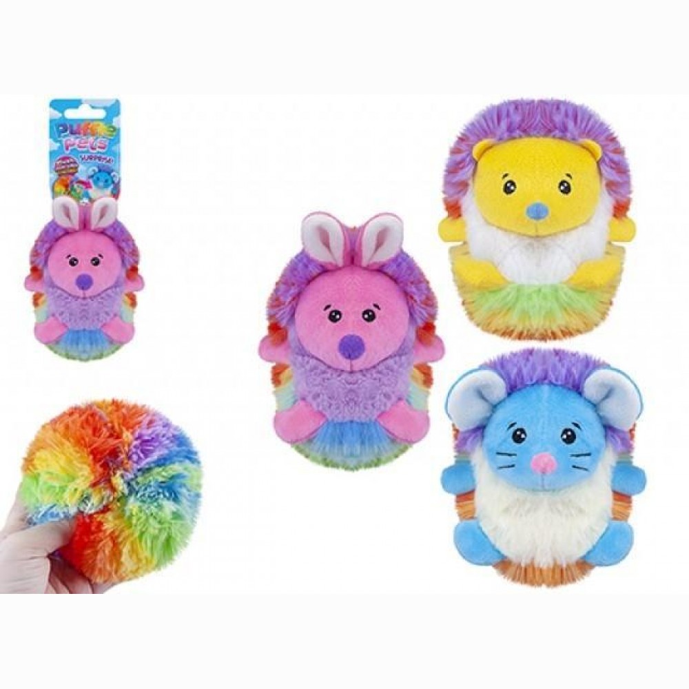 Puffle pets Minkšti gyvūnėliai kamuoliukai Pastel 12 cm