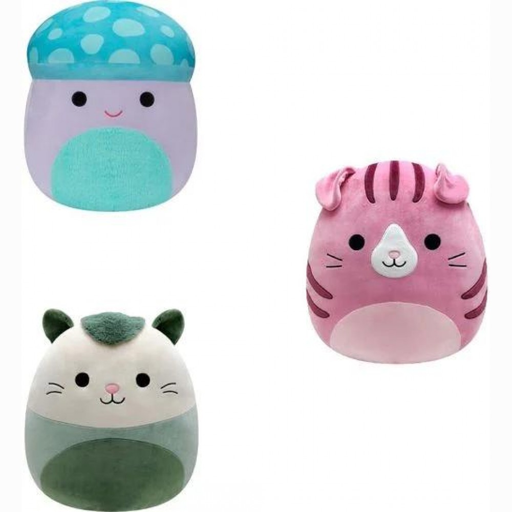 SQUISHMALLOWS Pliušinis žaislas, 40 cm, asort., W16B