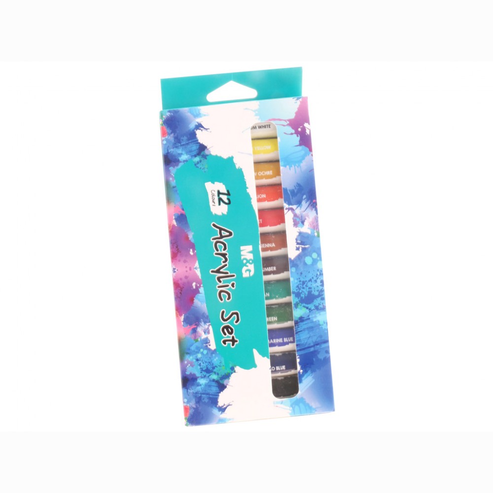 Akriliniai dažai M&G 12x12ml