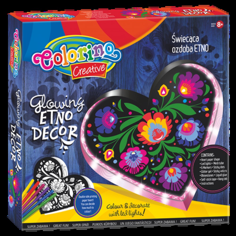 Rinkinys kūrybai Colorino Creative Light -up ETNO DECOR (P)