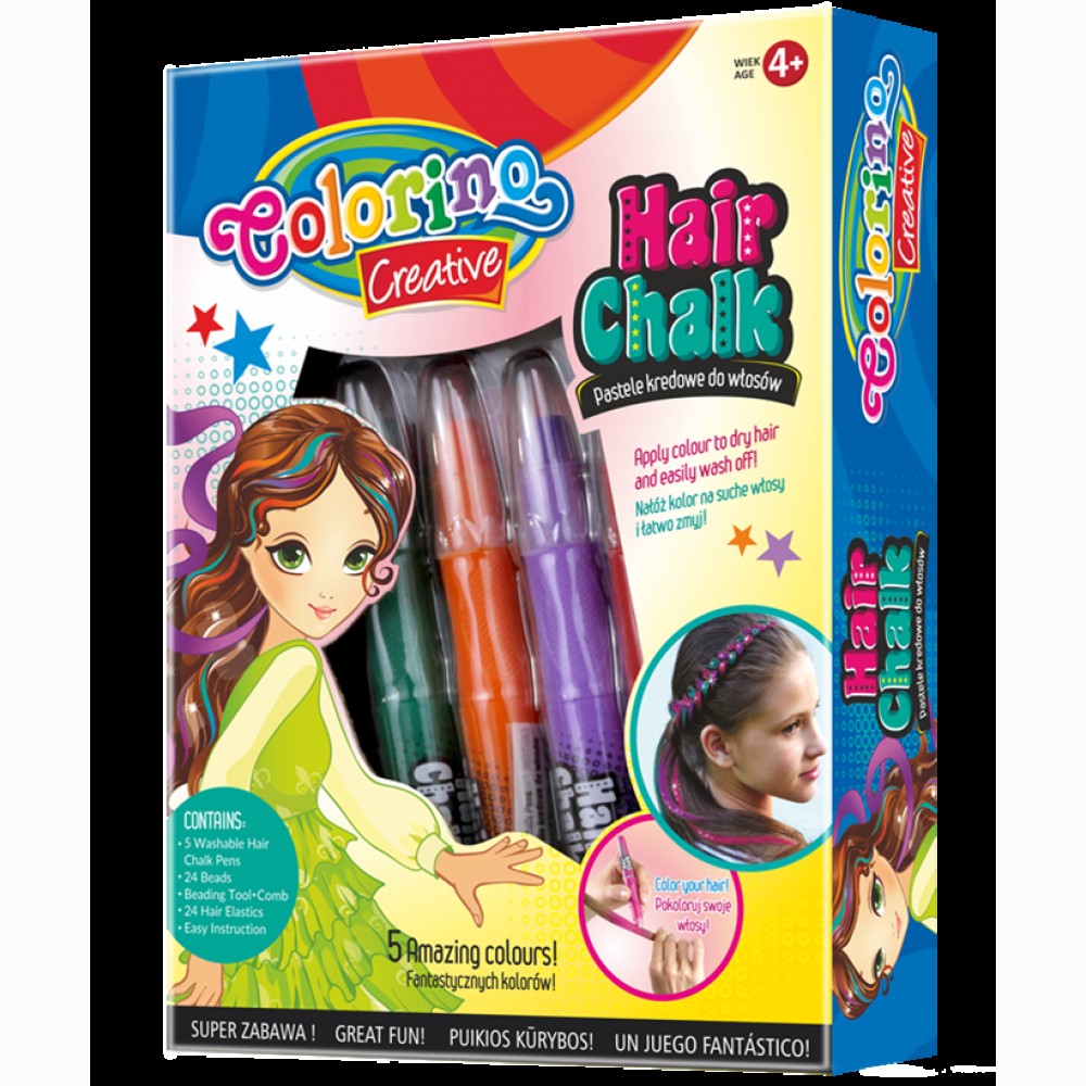 Kreidelės plaukams Colorino Creative, 5vnt (P)