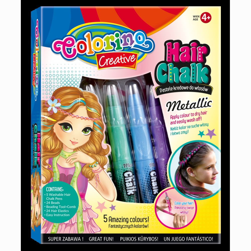 Kreidelės plaukams Colorino Creative, 5vnt (P)