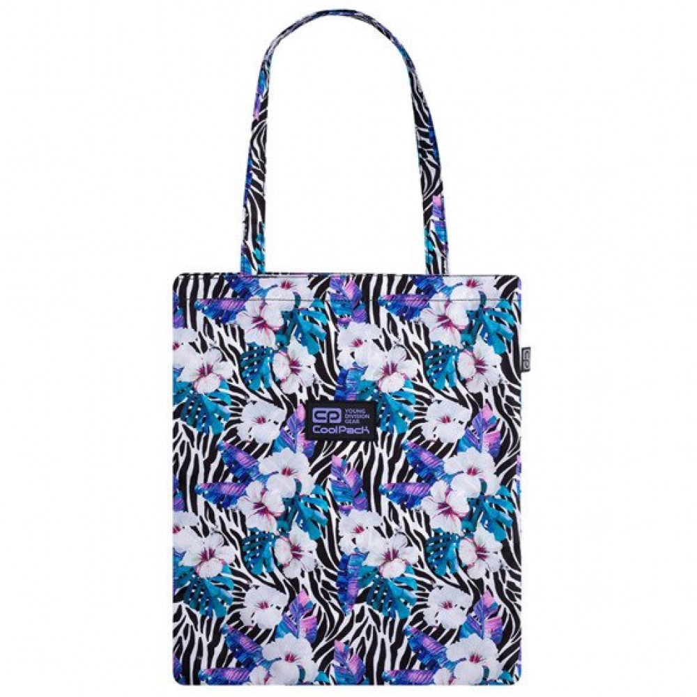 Maišelis pirkiniams COOLPACK  FLOWER ZEBRA