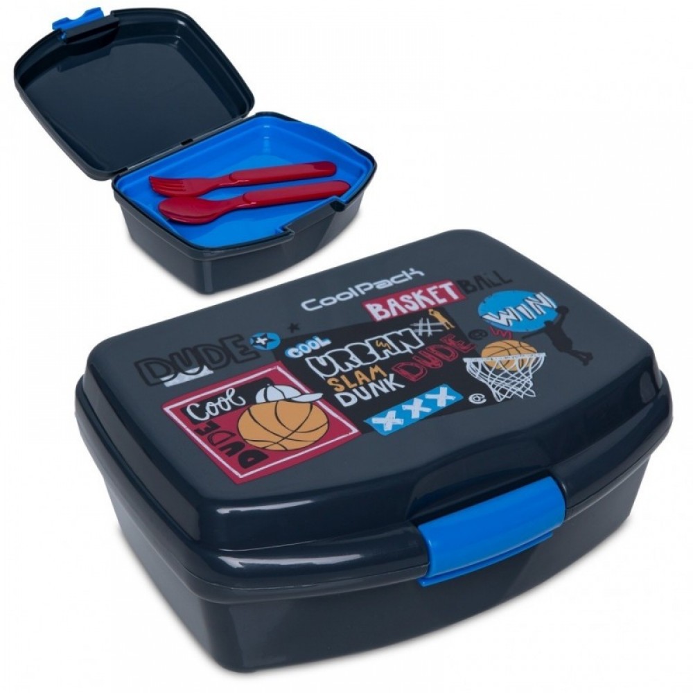 Dėžutė maistui Coolpack Basketball,11x16x7cm