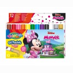 Aliejinės kreidelės Disney Junior Minnie, 12spalvų