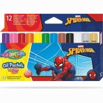 Aliejinės kreidelės Spider-Man, 12spalvų