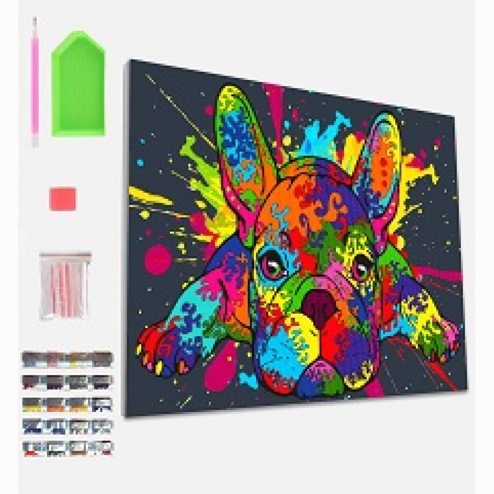 Splat Planet deimantinė dėlionė, PRANCŪZŲ BULDOGAS 30x40 cm