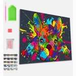 Splat Planet deimantinė dėlionė, PRANCŪZŲ BULDOGAS 30x40 cm