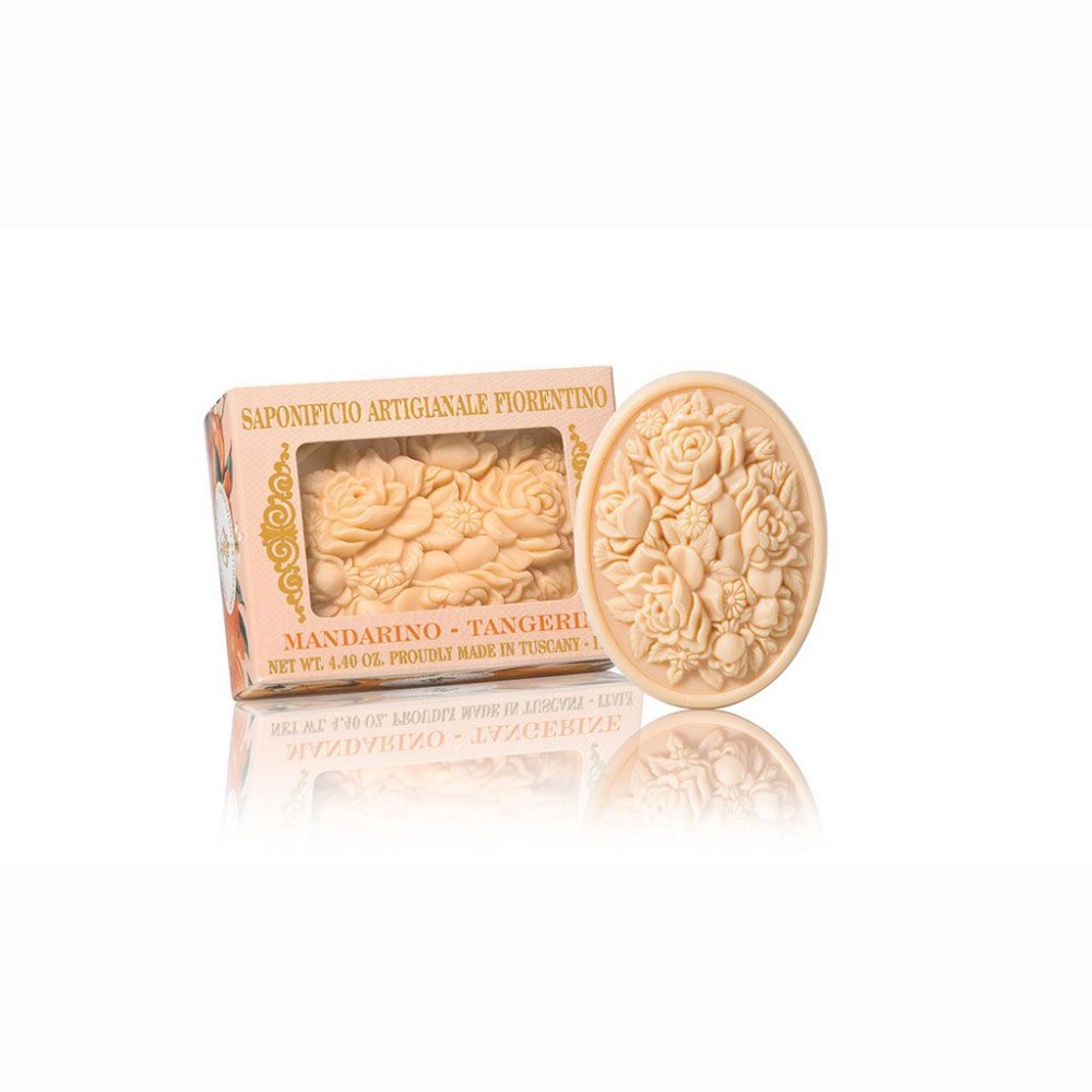 Mandarinų aromato muilas su langu 125g