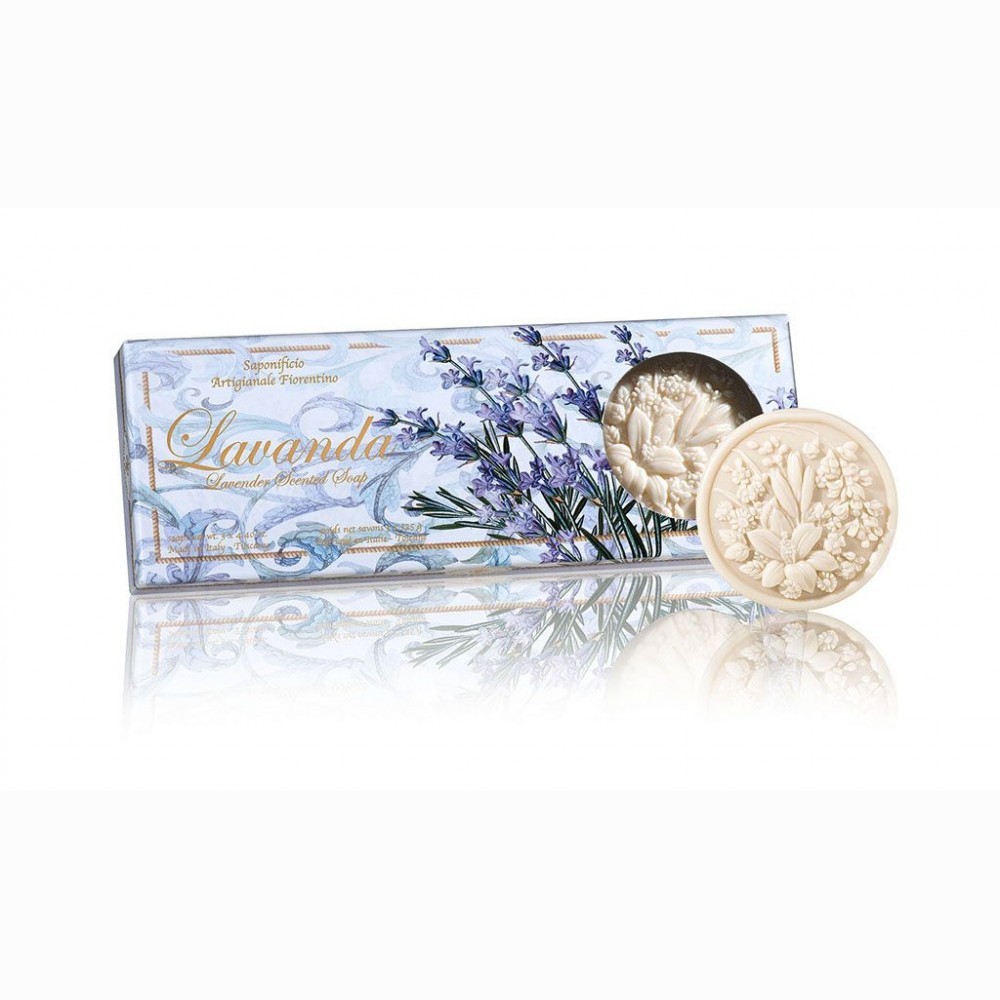 Levandų muilas su langu  3 x 125 g
