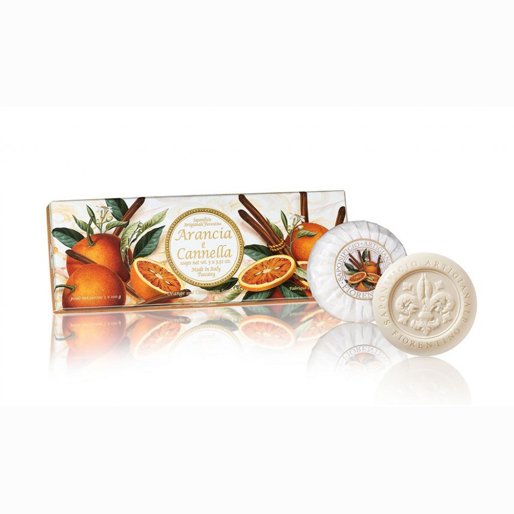 Apelsinų ir cinamono muilas 3 x 100 g