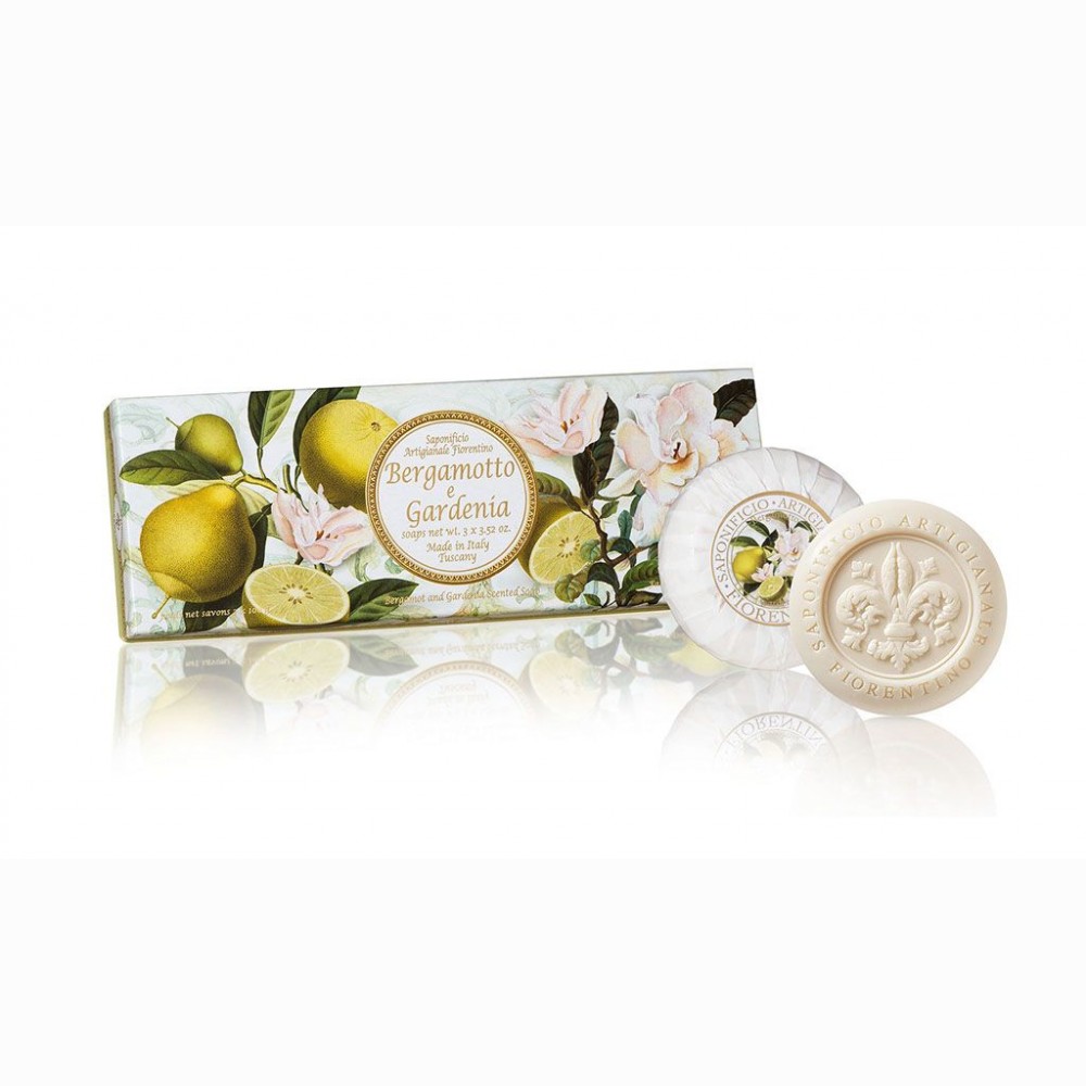 Bergamotės ir gardenios muilas 3 x 100 g