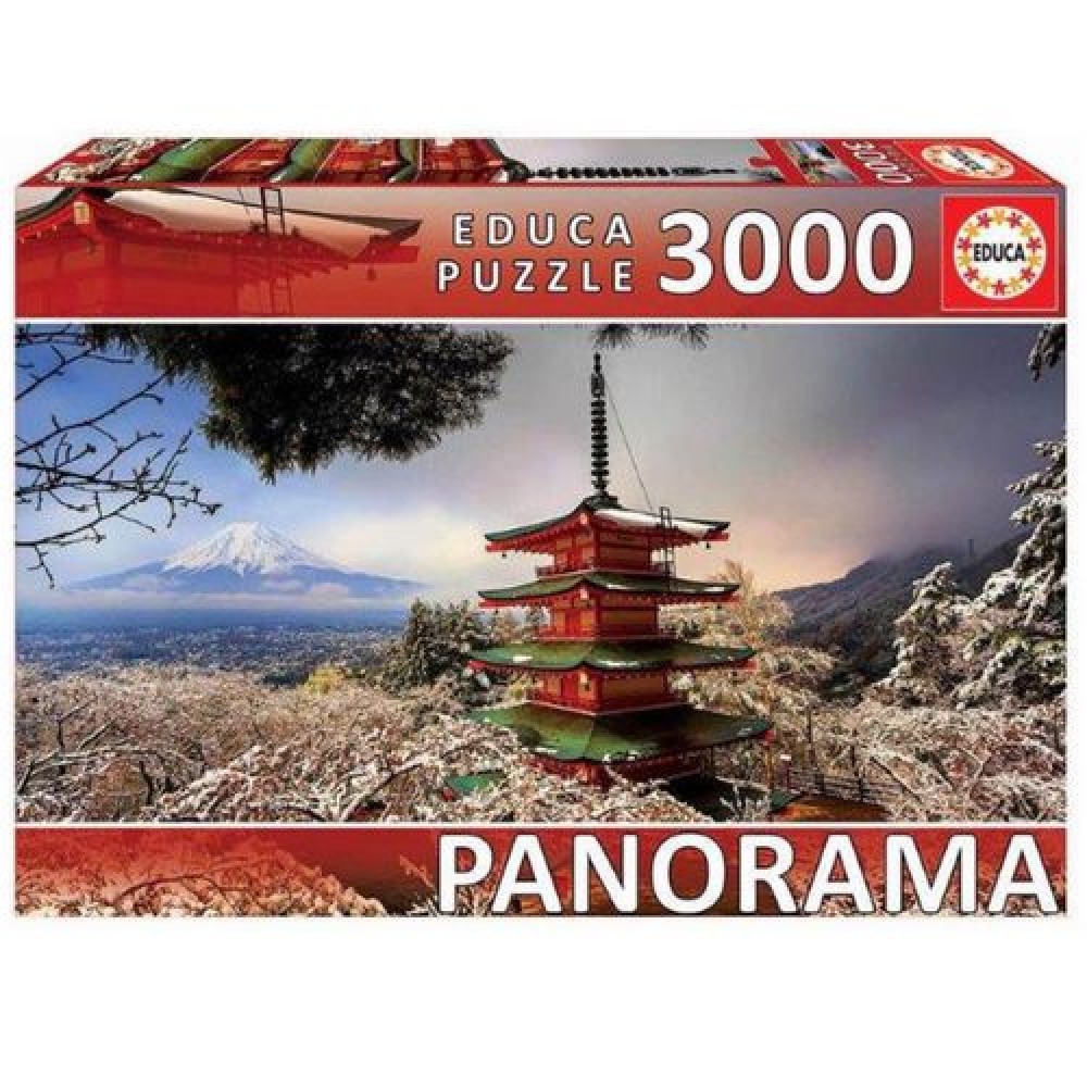 Dėlionė 3000 MOUNT FUJI AND CHUREITO PAGODA - PANORAMA