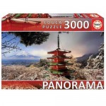 Dėlionė 3000 MOUNT FUJI AND CHUREITO PAGODA - PANORAMA