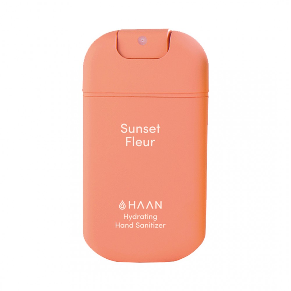 Drėkinantis rankų dezinfekantas HAAN Sunset Fleur, 30ml