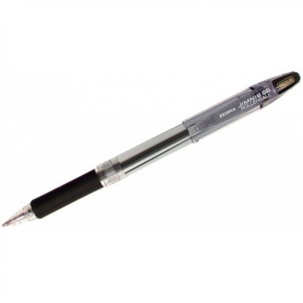 Gelinis rašiklis Zebra Jimnie, 0,7mm, juodos spalvos
