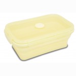 Silikoninė pietų dėžutė COOLPACK, 800 ml, pastelinės geltonos spalvos