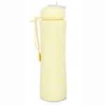 Silikoninė gertuvė COOLPACK, 600 ml, pastelinės geltonos spalvos