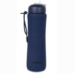 Silikoninė gertuvė COOLPACK, 600 ml, mėlynos spalvos