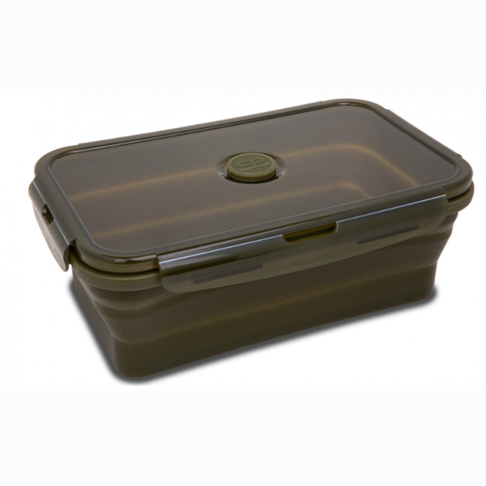 Silikoninė pietų dėžutė COOLPACK, 1200 ml, alyvuogių žalios spalvos