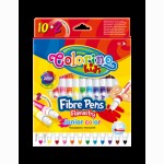 Flomasteriai Colorino Kids, 10 spalvų + 2 fluoricensinės