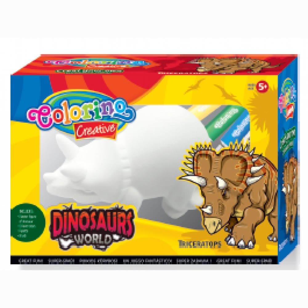 Rinkinys kūrybai Colorino Creative Triceratops (P)