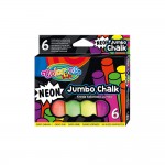 Spalvota kreida Colorino JUMBO, 6 neoninės spalvos