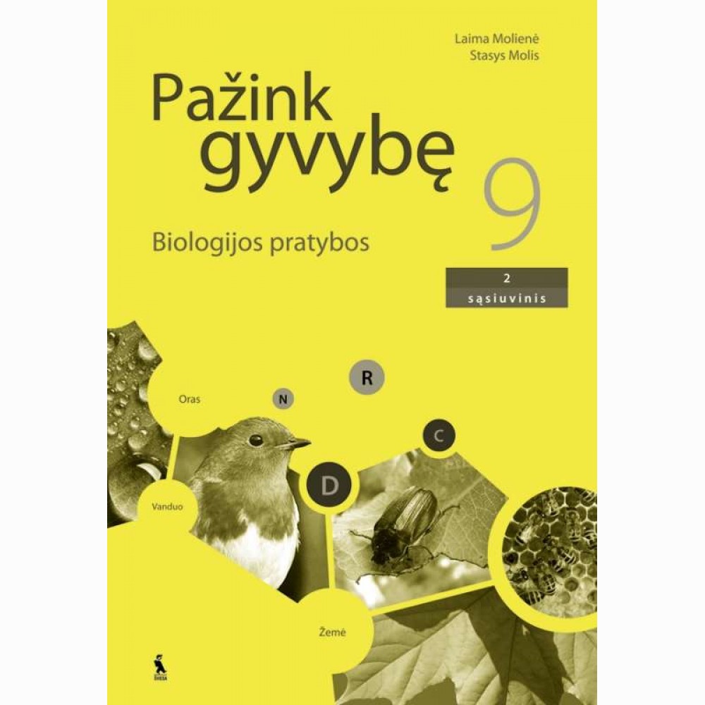 Pažink gyvybę. Biologijos pratybos IX klasei. 2-asis sąsiuvinis