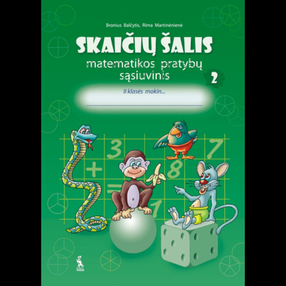 Skaičių šalis. 2-asis matematikos pratybų sąsiuvinis II klasei
