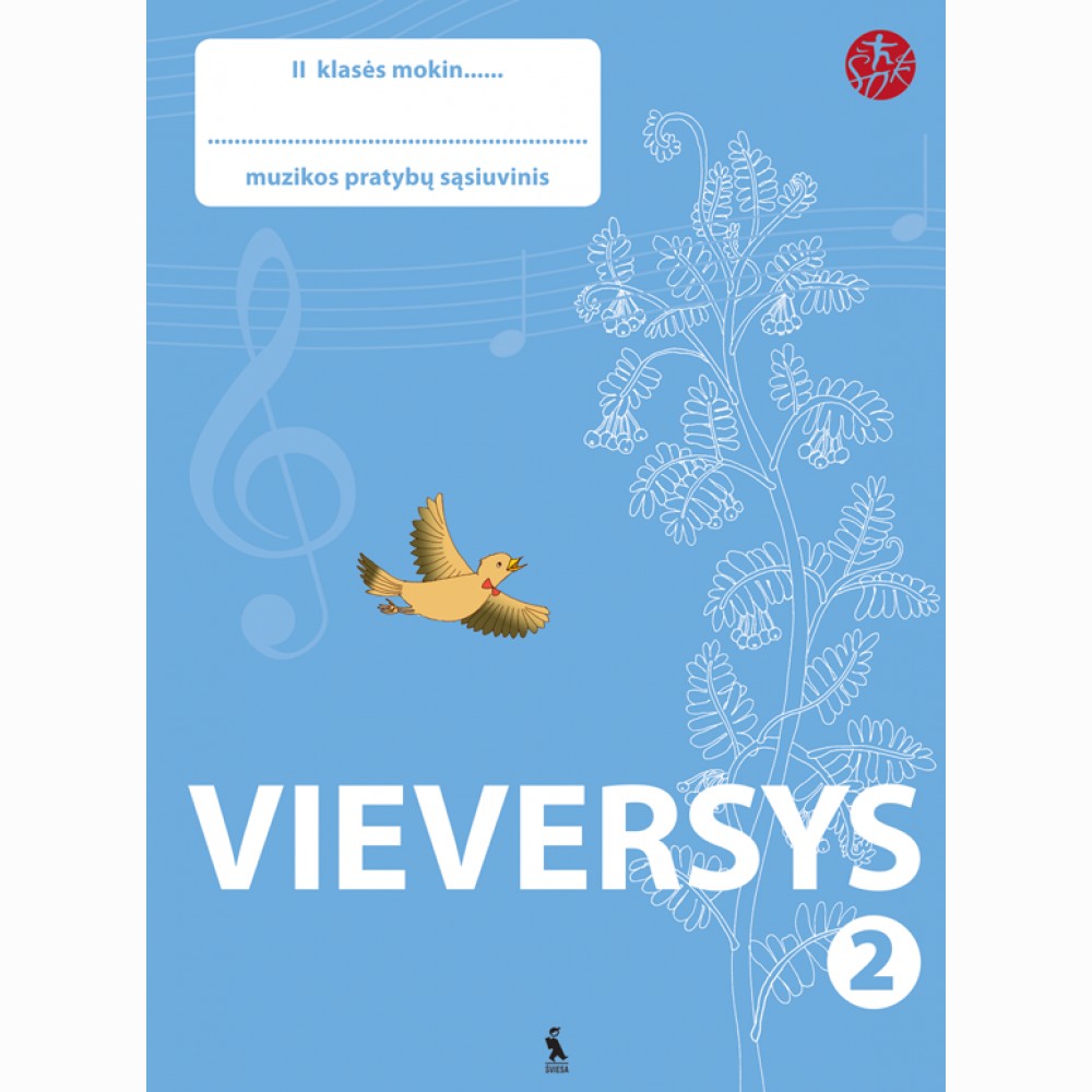 Vieversys. Muzikos pratybų sąsiuvinis 2 klasei (serija „ŠOK“)