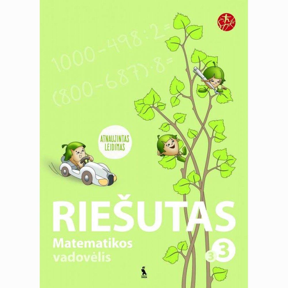 Riešutas.  Matematikos vadovėlis 3 klasei, 3 knyga