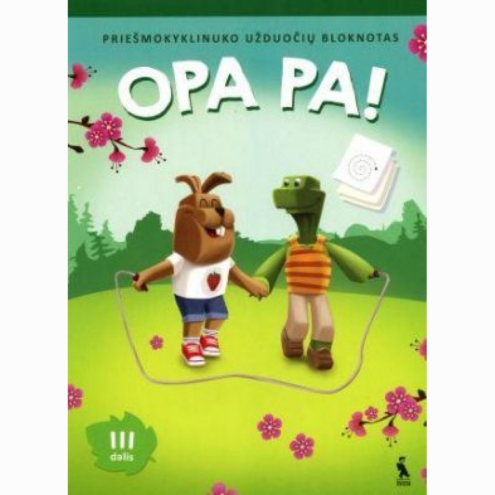 OPA PA! Priešmokyklinuko užduočių bloknotas, 3 dalis