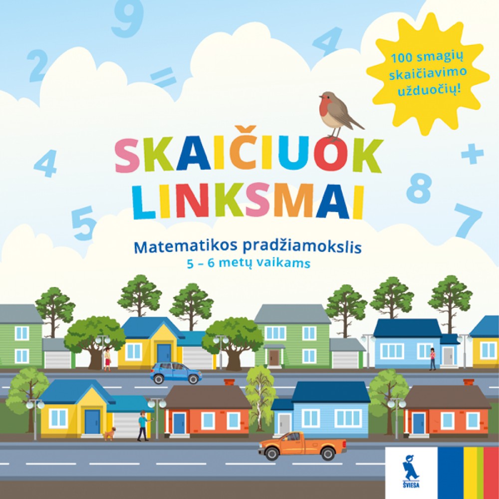 Matematikos pradžiamokslis „Skaičiuok linksmai 5-6 metų vaikams