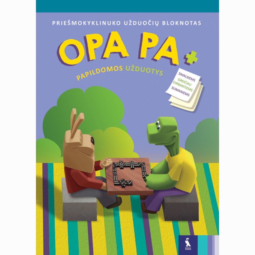 OPA PA+. Priešmokykl. užd. bloknotas. Papildomos užduotys