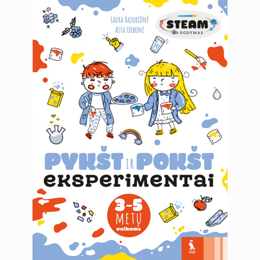 PYKŠT POKŠT eksperimentai. Ikimokyklinukams