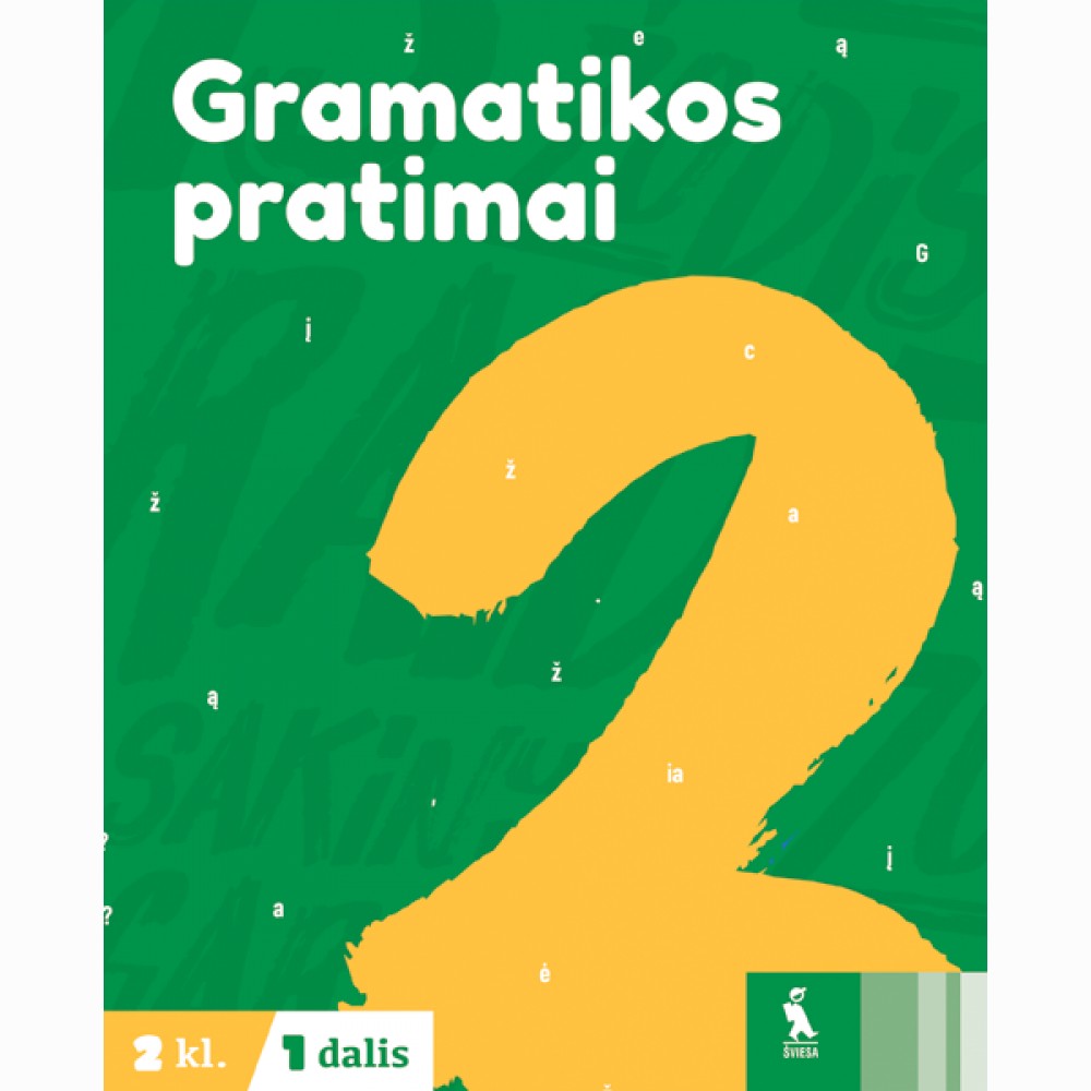 Lietuvių kalbos gramatikos pratimai 2 klasei, 1 dalis