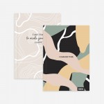 Taškuota užrašinė - take time & do this